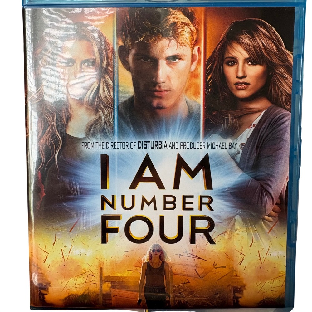 DreamWorks‎ I Am Number Four Blu-ray Sci-Fi Action Movie Alex Pettyfer